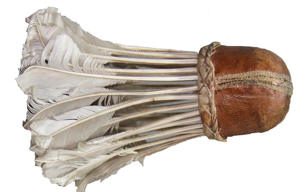 Leather Base Battledore Shuttlecock