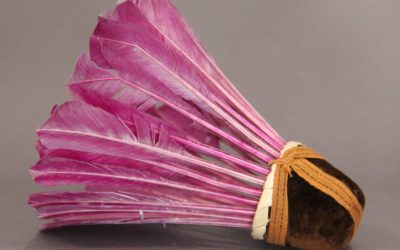 Purple Battledore Shuttlecock